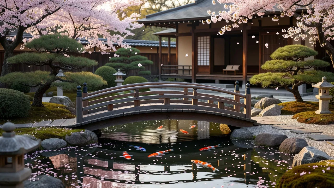 日本の伝統的な庭園